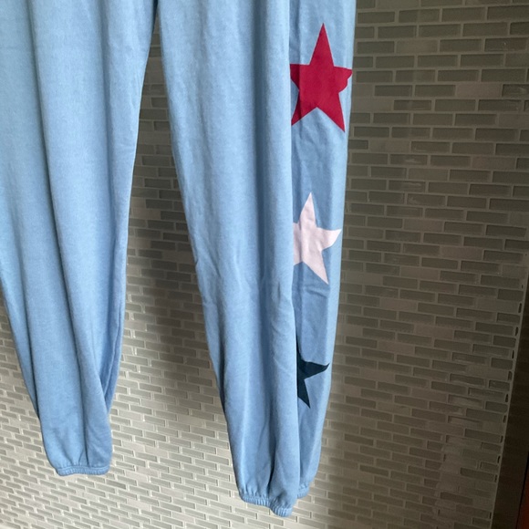 NWOT Sundry Blue Star motif Joggers, sizes: S, M - Picture 3 of 9